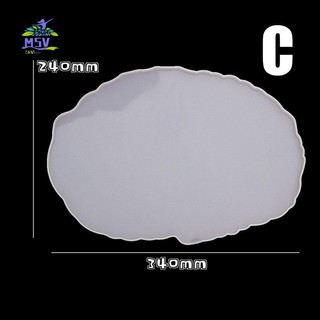 Khay Silicon Lớn Nghệ Sĩ Khuôn Đế Lót Ly Không Đều Nhựa Dính Đồ Dùng Nghệ Thuật Làm Khay Của Riêng Bạn Khuôn Nhựa Epoxy