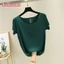 Áo thun Cotton liền mạch nữ modal trơn mỏng áo sơ mi nữ màu trơn Áo thun nữ hàng đầu