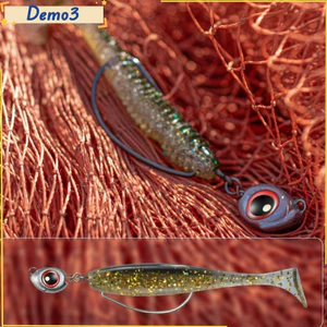 Đầu Jig Swimbait Mắt Lớn Phát Sáng, Cứng Mềm - Phù Hợp Cho Cá Nước Ngọt