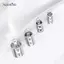 AqToCna 50 / 100 Cái Đầu Nối Nelace Cung Cấp Thép Không Gỉ Chất Lượng Cao Uốn Đầu Hạt Mũ Dây Da Kẹp Cho DIY Trang Sức Làm AqToCna