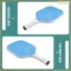 PP Honeycomb Core Pickleball Bộ vợt chơi bằng sợi thủy tinh hiệu suất cao Tay cầm nâng cao Hoàn hảo cho người mới bắt đầu C