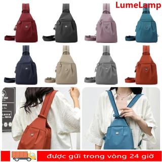 Ba lô LUMELAMP, Túi du lịch dung tích lớn bằng vải, Túi đeo chéo chống nước đa năng thông thường Unisex