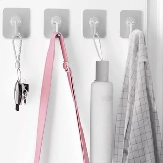 Móc treo tường dính chắc trong suốt không dấu vết - Móc treo quần áo khăn tắm