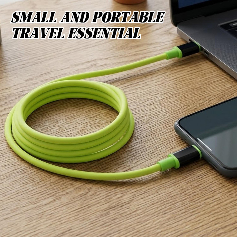 Dây bền TPE, Cáp dữ liệu Type-C sạc nhanh 240W 6A | Truyền dữ liệu tốc độ cao 480Mbps cho điện thoại thông minh và máy tính bảng