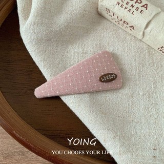 Yoing / Phong Cách Mới Phong Cách Hàn Quốc Màu Sắc Tương Phản Ngọt Ngào Tất Cả Trận Đấu Tam Giác BB Kẹp Phụ Kiện Tóc