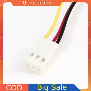10 Cái / lốc 12V 3 Chân Nam Đến 3 Chân Nguồn Nối Dài Cho Quạt PC, Làm Mát CPU/GPU, Dây Điện Trở