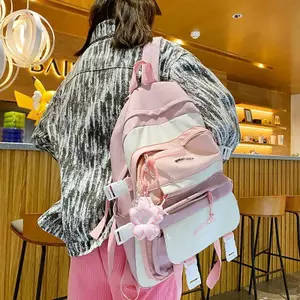 SRVN Hồng Hoa Anh Đào Móc Chìa Khóa Vải Sakura Mặt Dây Chuyền Hoa Dễ Thương Móc Chìa Khóa Bapa Quyến Rũ Túi Trang Trí Ô Tô Phụ Kiện.