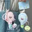 SRVN 1 Mảnh Sang Trọng Tennis Raet Túi Búp Bê Mặt Dây Chuyền Móc Khóa Đồ Trang Trí Đồ Chơi Cặp Đôi Người Bạn Thân Nhất Treo Quà Tặng Trang Trí.