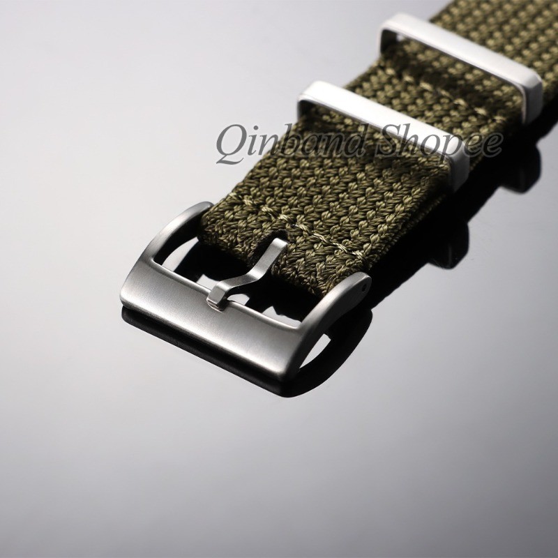 Vintage Nylon Vải NATO Dây Đeo Đồng Hồ 18 Mm 20 Mm 22 Mm Sọc Dệt Đồng Hồ Thể Thao Ngoài Trời Quân Sự Vòng Tay Cho Nam Nữ