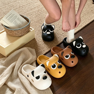XIXITIAO Dép Nữ Ba Chiều Chó Con Lười Mùa Hè Phong Cách Mới Đi Biển EV