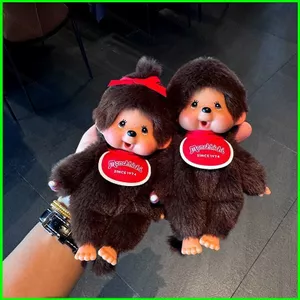 PS1 MONCHHICHI Đáng Yêu Vinyl Sang Trọng Lai Búp Bê Sang Trọng Đồ Chơi Sang Trọng Cho Trẻ Em Bé Gái Túi Charm SP1