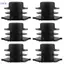 SAIA 6 CÁI Mũ trùm đầu, Cuộn dây tông đơ hạng nặng màu đen, Nhựa cho FS 44, 55, 80, 83, 85, 90, 100, 100RX, 110, 120, 130, 200, 250, KM 55, 85, 90, 110, 130, FS-KM
