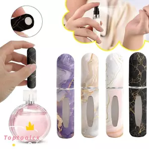 Chai xoay phun TOPTOOLCX, Chai nước hoa Mini có thể đổ lại 5ml, Chai phun sương chống rò rỉ di động Du lịch