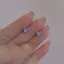 Series Bầu Trời Đầy Sao ~ Bông Tai Mini Xanh Niche Cao Cấp Phù Hợp Với Tính Khí Đơn Giản Bông Tai Aquamarine 6.16