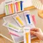 Kẹp đánh dấu trang CHEESELY, có hộp đựng bút lật trang silicon, chú voi dễ thương tự động theo dõi bộ chia trang sổ tay cho trường học