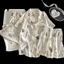 Bộ Đồ Ngủ Ba Mảnh Nguồn Việt Nam Lào, Quần Short Ngắn Tay, Quần Dài, Áo Cardigan, Cổ Lật, Bộ Đồ Nữ