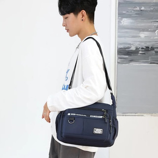Túi đeo chéo nam bằng nylon dung tích lớn chống thấm nước Túi đeo vai cho bé trai Túi đeo chéo đa năng.S216