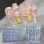 Trong Kho 3D Acrylic Móng Tay Khuôn Với Bánh Kem Váy Bowknot Ribbon Thiết Kế Cho Tự Làm Móng Tay Nghệ Thuật Cá Tuyết