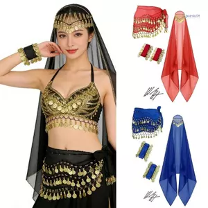 SUIT Bụng Khiêu Vũ Sân Khấu Trang Phục Vải Nhẹ Bụng Khiêu Vũ Quần Áo Cho Và Tự Do Chuyển Động