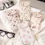 Túi đựng kính Cotton đa chức năng AqToCna Phong cách Hàn Quốc Sweet Lipsti Case Ví du lịch AqToCna