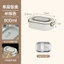 Hộp cơm trưa cách nhiệt bằng thép không gỉ, phong cách Hàn Quốc, nhiều lớp, không trộn mùi, có thể đun nóng trong lò vi sóng