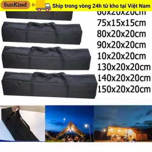 Túi đựng lều SUNKISSD, Túi cực tán chống nước dung tích lớn, Túi đựng lều vải đa năng Cắm trại