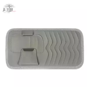 Giá đỡ CD trên ô tô Chất liệu da Giải pháp lưu trữ thực tế Xe CD Tổ chức