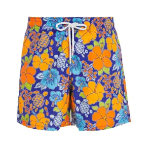 Quần short thể thao nam in hình rùa nhiệt đới 3D Quần short đi biển bơi nhẹ mùa hè