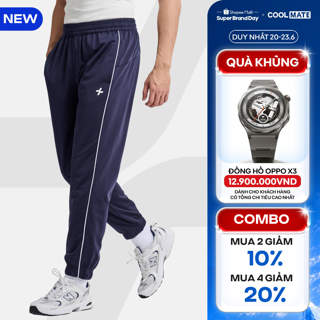 [MUA 4 GIẢM 20%]Quần dài joggers thể thao nam Flexline Active bền bỉ, thoải mái, nhanh khô Coolmate