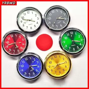 Đồng hồ ô tô YRBWD, Tinh thần có kẹp Đồng hồ thạch anh, Bảng điều khiển chống nước Đèn ngủ Băng keo hai mặt Đồng hồ điện tử tự động