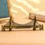 Mô hình Golden Gate Bridge cầu vàng BL83 kim loại, phụ kiện decor trang trí Âu Mỹ cổ điển sang trọng