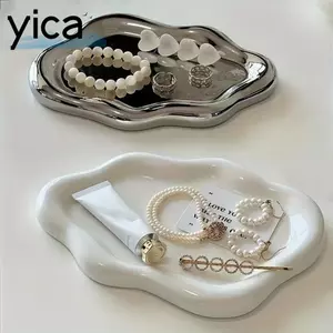 Khay đựng đồ trang sức YICA, Tấm lưu trữ bằng nhựa hình đám mây, Đồng hồ đựng đồ trang sức Mini sáng tạo / Lưu trữ chìa khóa