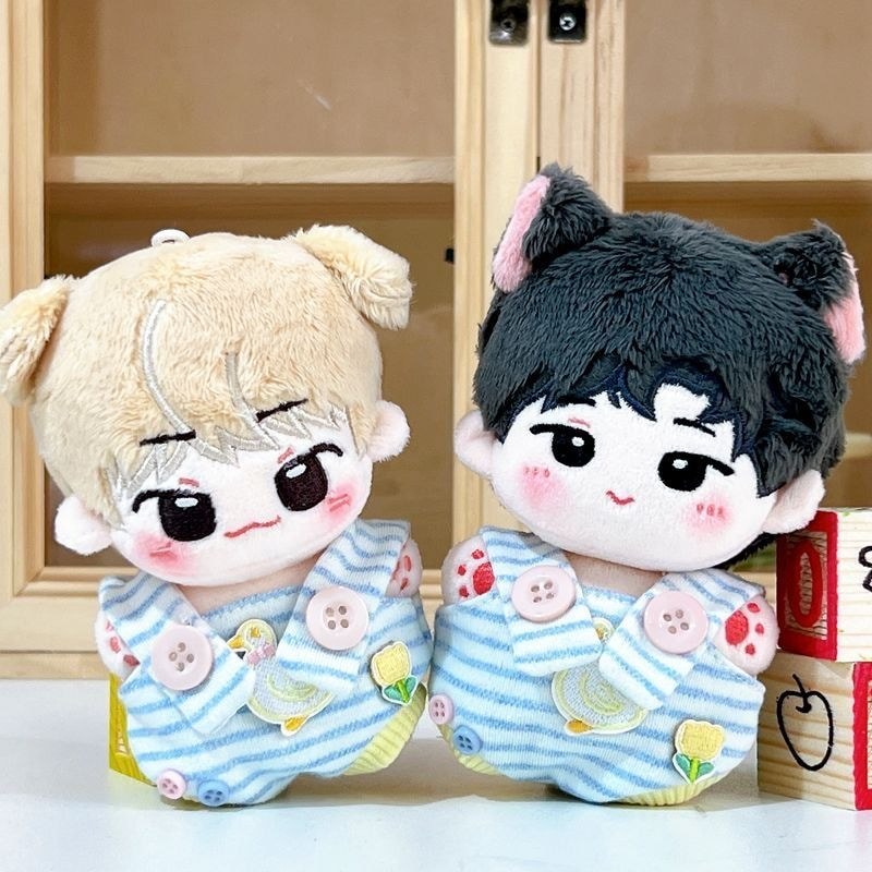 Quần Áo Bé 10cm Sling Dễ Thương Áo Bộ Cotton Búp Bê Sao Biển Búp Bê Trang Phục Sang Trọng Mặt Dây Chuyền