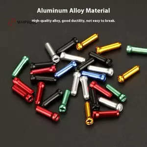 < WHPHous-t > 20 Cái Nhiều Màu Hợp Kim Nhôm Phanh Xe Đạp Sang Số Đầu Cáp Bên Trong Uốn Dây Đầu Nắp Dây Cáp Dây Lõi Nắp Bao Gear Đẹp