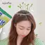 AqToCna 10 Cái Ngộ nghĩnh Cỏ Kẹp Tóc Mầm Đậu Ăng Ten Kẹp Tóc Cho Nữ Cô Gái Dễ Thương Thực Vật Tóc Barrette Phụ Kiện Tóc AqToCna
