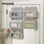 MARGREDY Over Door Sắp xếp lưu trữ cửa sổ PVC bền bỉ, Tiết kiệm không gian 3 / 4 / 5 tầng phía sau túi cửa cho phòng ngủ