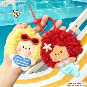 CPINCP Túi Mặt Dây Chuyền Búp Bê, Móc Khóa Mềm Ba Lô Quyến Rũ, Hình Nhồi Bông Kích Thước 8cm Hoạt Hình Bé Gái Dễ Thương Móc Khóa Búp Bê Quà Tặng Tặng Tặng