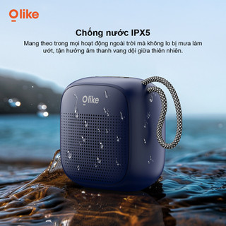 「 Bán chạy 」Olike SF7 Loa Bluetooth Mini Có Dây Treo, Bluetooth 6.0, Âm Thanh HiFi Stereo, Pin 8H, Chống Nước IPX5