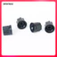 4 Đàn Guitar Đen Điều Khiển Âm Lượng Núm Xoay 15mm Top 6mm Dia. Chèn trục