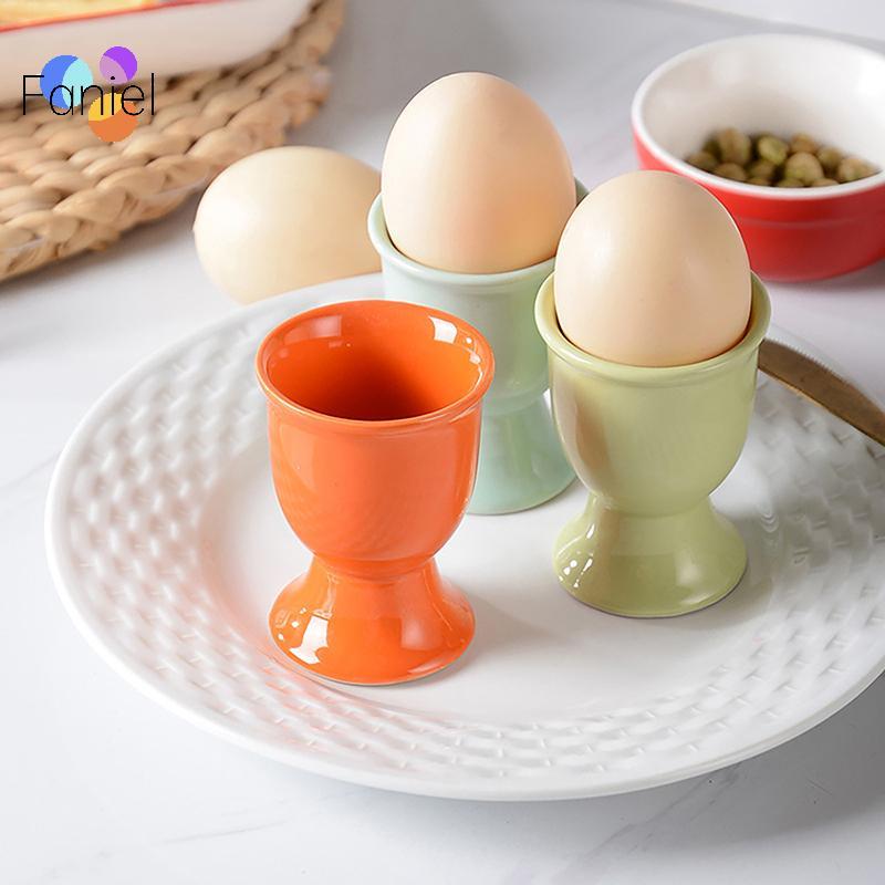 < shicong222 > Cốc đựng trứng bằng gốm Màu kẹo Cốc phục vụ sáng tạo cho nhà bếp Cốc đựng trứng ăn sáng Tiệc cung cấp trứng mới