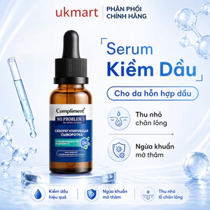 Serum Kiềm Dầu Giảm Mụn Compliment Niacinamide & Zinc - Sáng Da Mờ Thâm, Se Khít Lỗ Chân Lông 27ml