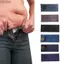 YUJUNI 2 Chiếc Quần Mở Rộng Thắt Lưng Váy Unisex Quần Nút Chặt