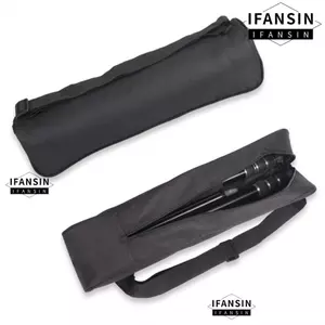 Túi đựng chân máy IFANSIN, (40-84cm) Túi cầm tay màu đen, di động có dây đeo bằng vải Túi đựng Toting Chân máy đứng