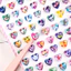 Nhãn dán My Little Pony trang trí 3D kim cương pha lê, phần thưởng cho bé gái, thủ công sáng tạo