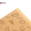 50 Cái Hoạt Hình Dễ Thương Giấy Sáp Vuông Sandwiches Burgers Khoai Tây Chiên Bọc Túi Giấy Wd Giấy Nướng Thực Phẩm Túi Đựng VN