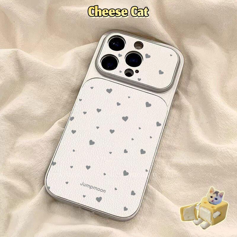 Full Màn Hình Trái Tim Ngôi Sao Ốp Lưng Điện Thoại iPhone 17 Pro 16 Plus 15 14 11 12 13 Pro Max XR Xs Max Da Bảo Vệ