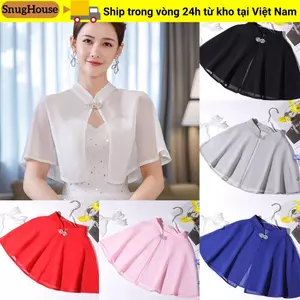 SNUGHOUSE Cô Dâu Mũi Cosplay Áo Cưới Cô Dâu Quấn Áo Mềm Áo Cưới Cô Dâu Khăn Choàng