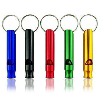 Set 3 / 5 / 7 / 14 Còi Thổi Huấn Luyện Chim Bồ Câu Bằng Nhôm Có Móc Khóa Tiện Dụng