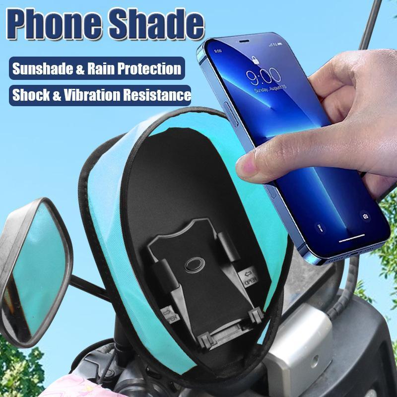 Điện thoại di động Tấm che nắng Chống chói Chống nước Chống trượt Bảo vệ xe máy Tấm che điện thoại di động cho người đi xe đạp pomervn