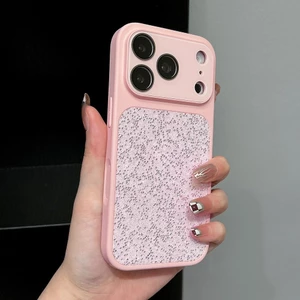 Vỏ máy ảnh kim cương lấp lánh Vỏ điện thoại cho iPhone 17 Pro Max 16 15 14 13 Vỏ bảo vệ chống sốc